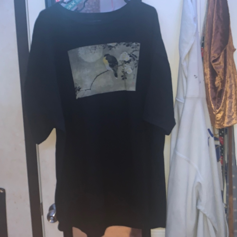 Black graphics fashion nova MENS shirt XXL